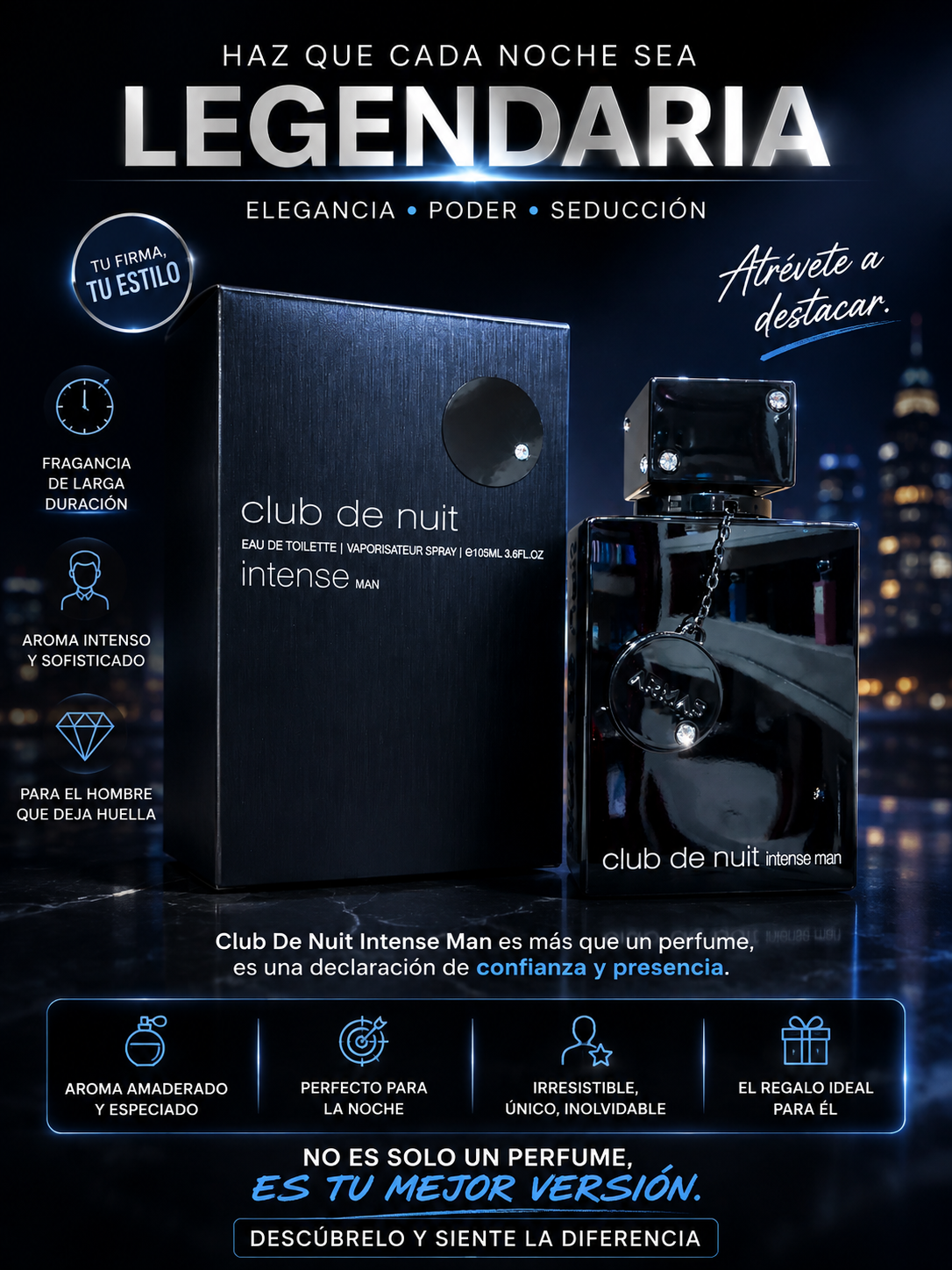 CLUB DE NUIT INTENSE MAN