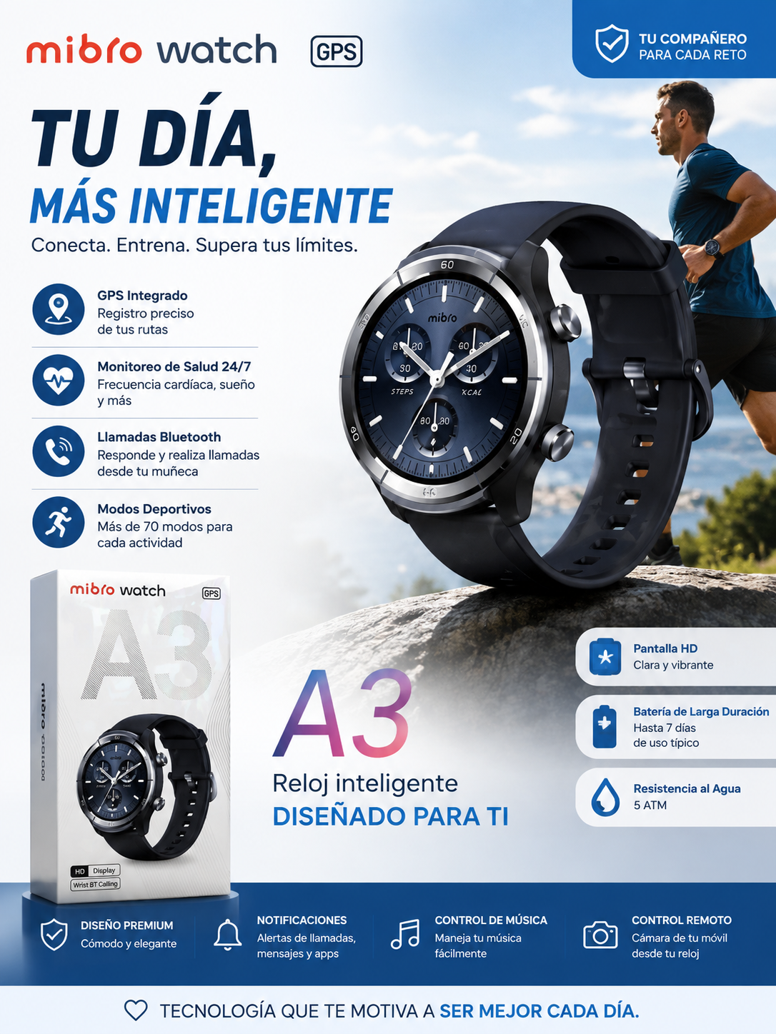 RELOJ MIBRO A3