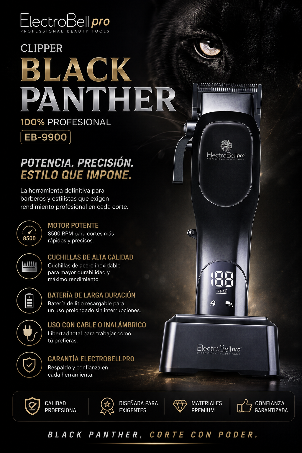 CLIPPER BLACK PANTHER