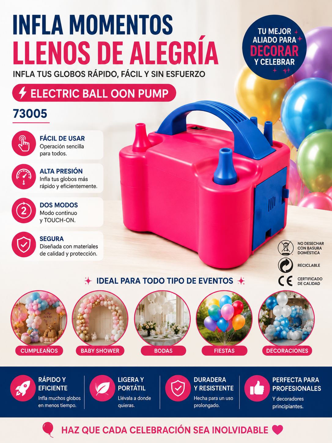 INFLADOR ELÉCTRICO